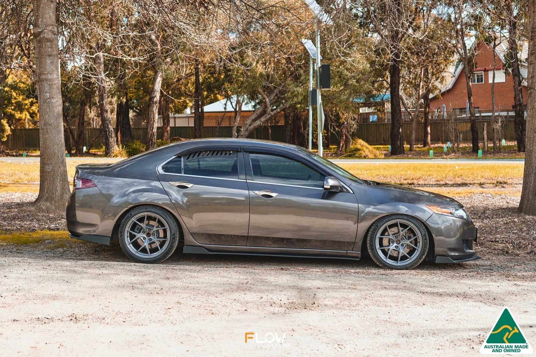FLOW Designs  CU2 Accord Euro Side Skirt Splitters - Standard (Pair) - MODE Auto Concepts