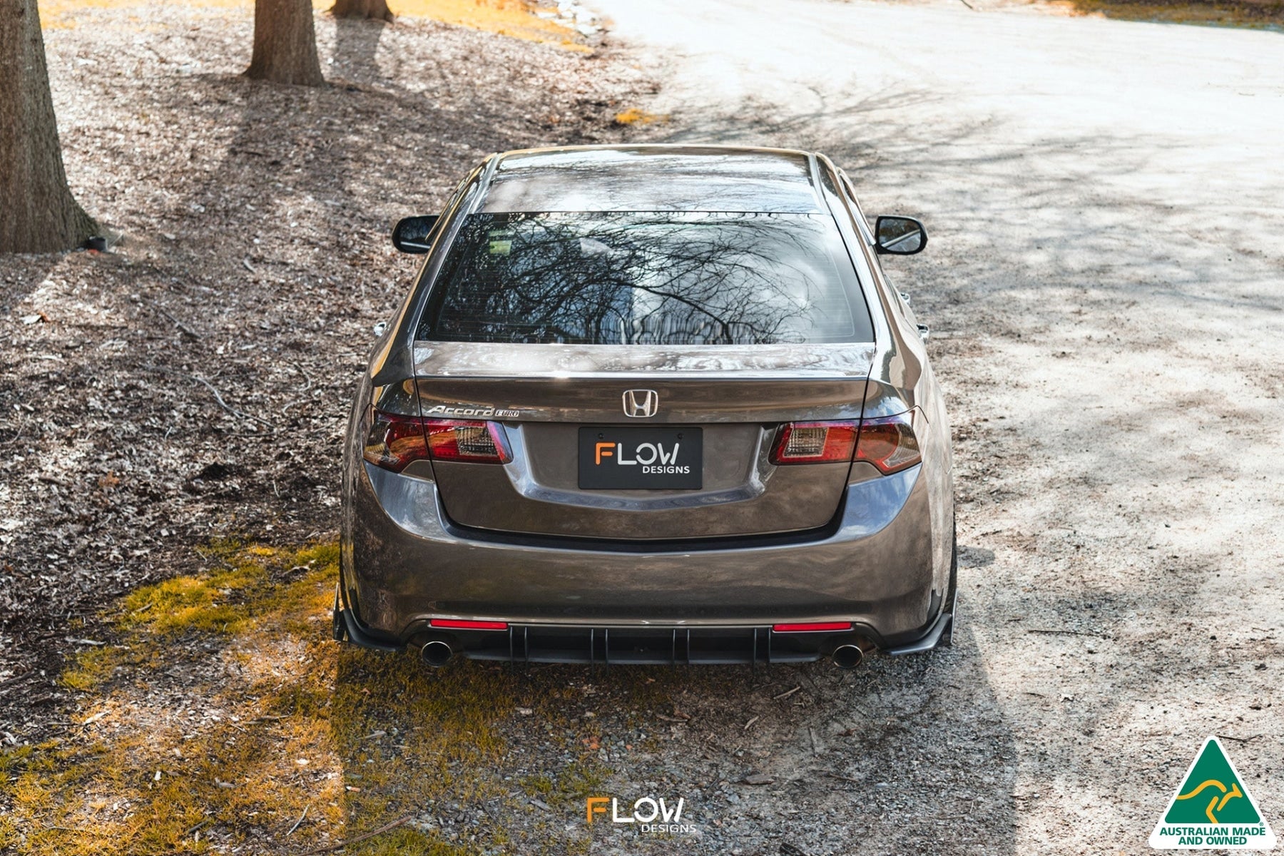 FLOW Designs  CU2 Accord Euro Flow-Lock Rear Diffuser - Standard - MODE Auto Concepts