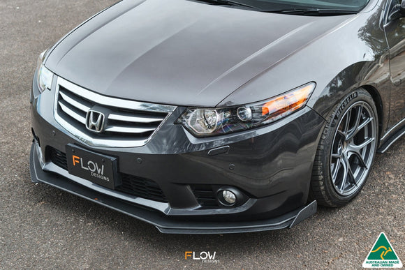 FLOW Designs  CU2 Accord Euro Front Lip Splitter - Standard - MODE Auto Concepts