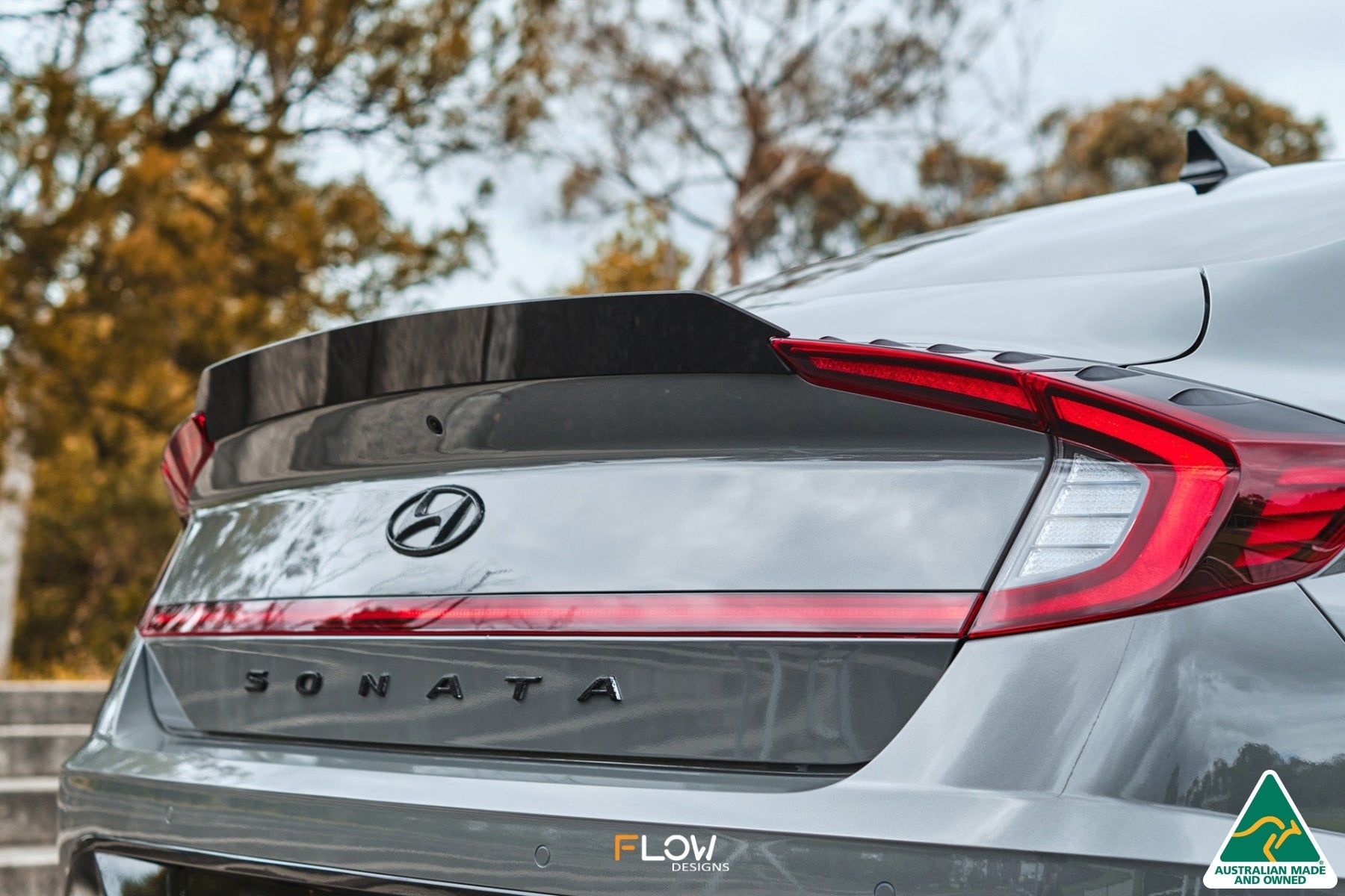FLOW Designs  DN8 Sonata N Line 2020-2023 Rear Spoiler Extension - MODE Auto Concepts