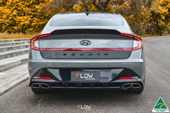 FLOW Designs  DN8 Sonata N Line 2020-2023 Rear Spoiler Extension - MODE Auto Concepts