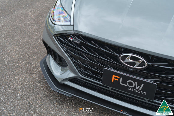 FLOW Designs  DN8 Sonata N Line 2020+ Front Lip Splitter Extensions (Pair) - MODE Auto Concepts