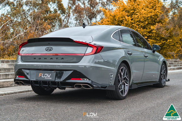 FLOW Designs  DN8 Sonata N Line 2020+ Side Skirt Splitter Winglets (Pair) - MODE Auto Concepts