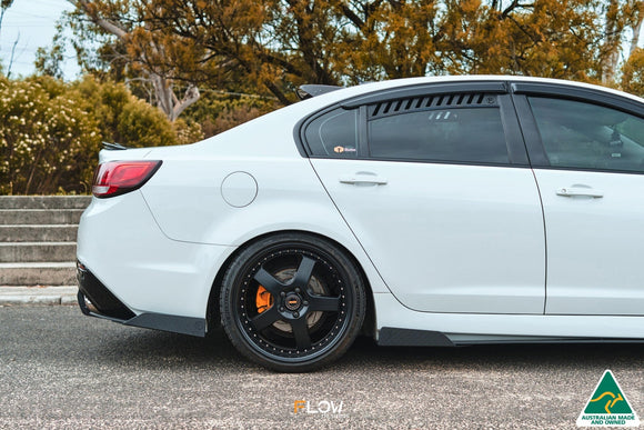 FLOW Designs  VF Commodore S2 Sedan Rear Spat Winglets (Pair) - MODE Auto Concepts