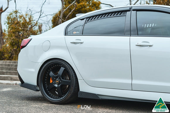 FLOW Designs  VF Commodore S2 Sedan Side Skirt Splitter Winglets (Pair) - MODE Auto Concepts