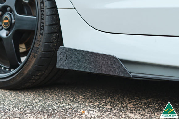 FLOW Designs  VF Commodore S2 Sedan Side Skirt Splitter Winglets (Pair) - MODE Auto Concepts