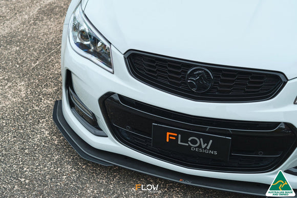 FLOW Designs  VF Commodore S2 Sedan Front Lip Splitter Extensions (Pair) - MODE Auto Concepts
