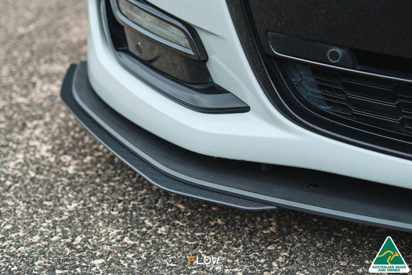 FLOW Designs  VF Commodore S2 Sedan Front Lip Splitter Extensions (Pair) - MODE Auto Concepts