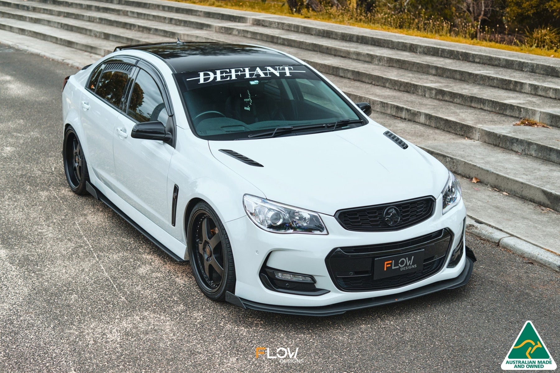 FLOW Designs  VF Commodore S2 Sedan Front Lip Splitter - MODE Auto Concepts