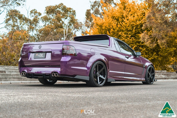 FLOW Designs  VF Commodore S1 Ute Side Skirt Splitter Winglets (Pair) - MODE Auto Concepts