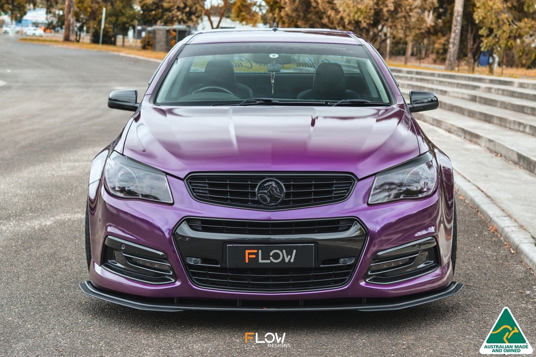 FLOW Designs  VF Commodore S1 Ute Front Lip Splitter Extensions (Pair) - MODE Auto Concepts