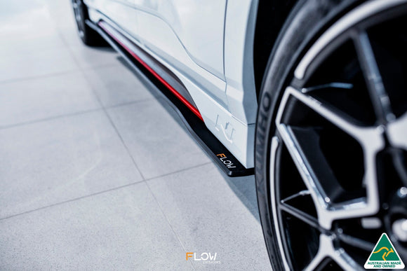 FLOW Designs  Kona N Side Skirt Splitters (Pair) - MODE Auto Concepts