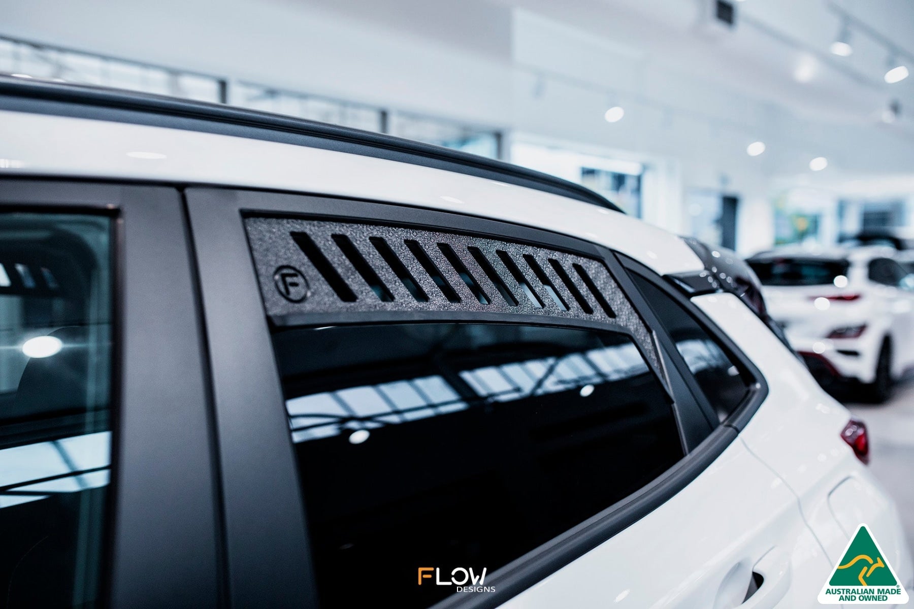 FLOW Designs Window Vents for Hyundai Kona N - 0