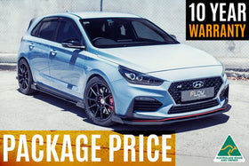 FLOW Designs  i30N Hatch PD (2018-2020) Full Lip Splitter Set - MODE Auto Concepts