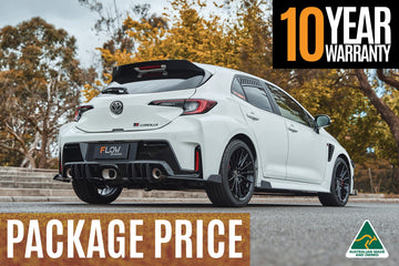 FLOW Designs  Corolla GR Full Lip Splitter Set (TEXTURED BLACK) - MODE Auto Concepts