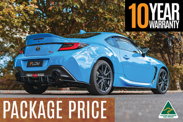 FLOW Designs  GR86 ZN8 Full Lip Splitter Set (TEXTURED BLACK) - MODE Auto Concepts