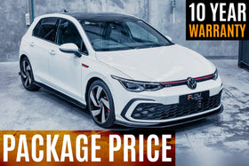 FLOW Designs  MK8 Golf GTI Full Lip Splitter Set - MODE Auto Concepts