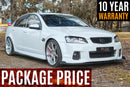 FLOW Designs  VE Commodore S2 Sedan Full Lip Splitter Set - MODE Auto Concepts