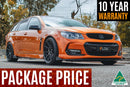 FLOW Designs  VF Commodore S2 Wagon Full Lip Splitter Set - MODE Auto Concepts