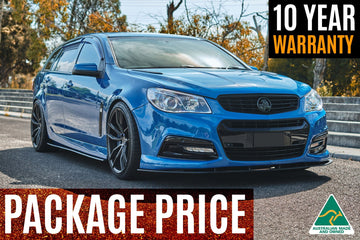 FLOW Designs  VF Commodore S1 Wagon Full Lip Splitter Set - MODE Auto Concepts