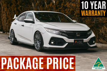 FLOW Designs  FK4/FK7 Civic RS Hatch PFL Full Lip Splitter Set - MODE Auto Concepts