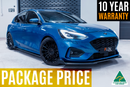 FLOW Designs  MK4 Focus ST-Line Full Lip Splitter Set - MODE Auto Concepts