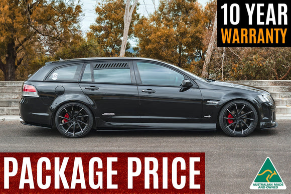 FLOW Designs  VE Commodore S1 Wagon Full Lip Splitter Set - MODE Auto Concepts