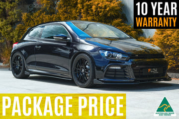 FLOW Designs  Scirocco R PFL V3 Full Lip Splitter Set - MODE Auto Concepts