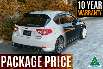 FLOW Designs  Impreza WRX/RS G3 Hatch PFL Full Lip Splitter Set - MODE Auto Concepts