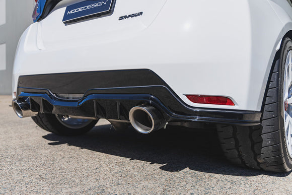MODE Design Catback Exhaust System Valved inc. Front Pipe w. Stainless Tips for Toyota GR Yaris (Gen 1) 1.6 G16E - XP210 GZEA14 (2020-2024)