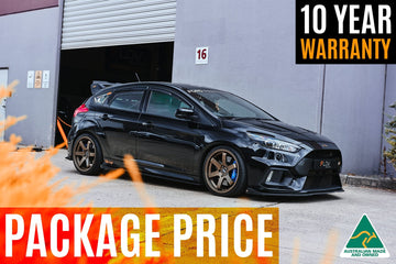 FLOW Designs  MK3 Focus RS Full Lip Splitter Set - MODE Auto Concepts