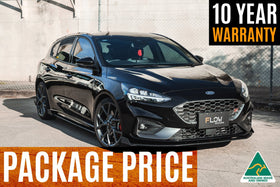 FLOW Designs  MK4 & MK4.5 Focus ST Full Lip Splitter Set - MODE Auto Concepts