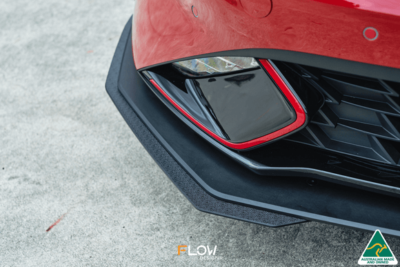 FLOW Designs  Cerato GT Facelift Front Lip Splitter & Mounting Brace - MODE Auto Concepts