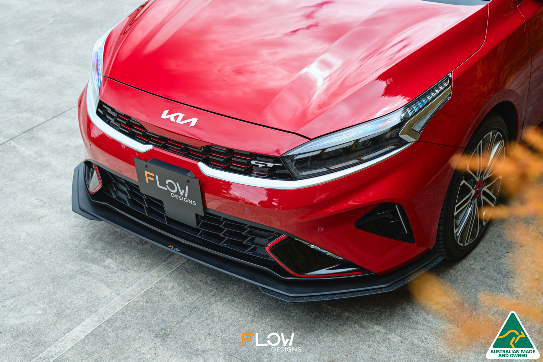 FLOW Designs  Cerato GT Facelift Front Lip Splitter Extensions (Pair) - MODE Auto Concepts