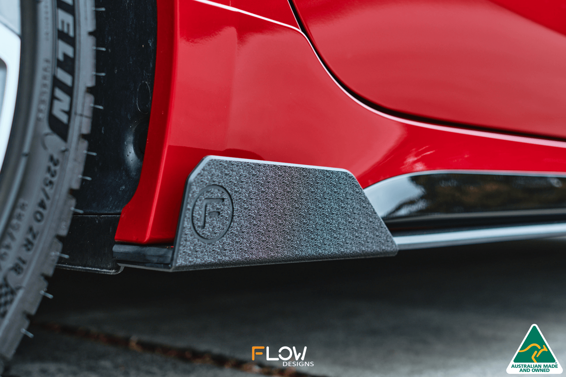 FLOW Designs  Cerato GT Facelift Side Skirt Splitters (Pair) - MODE Auto Concepts