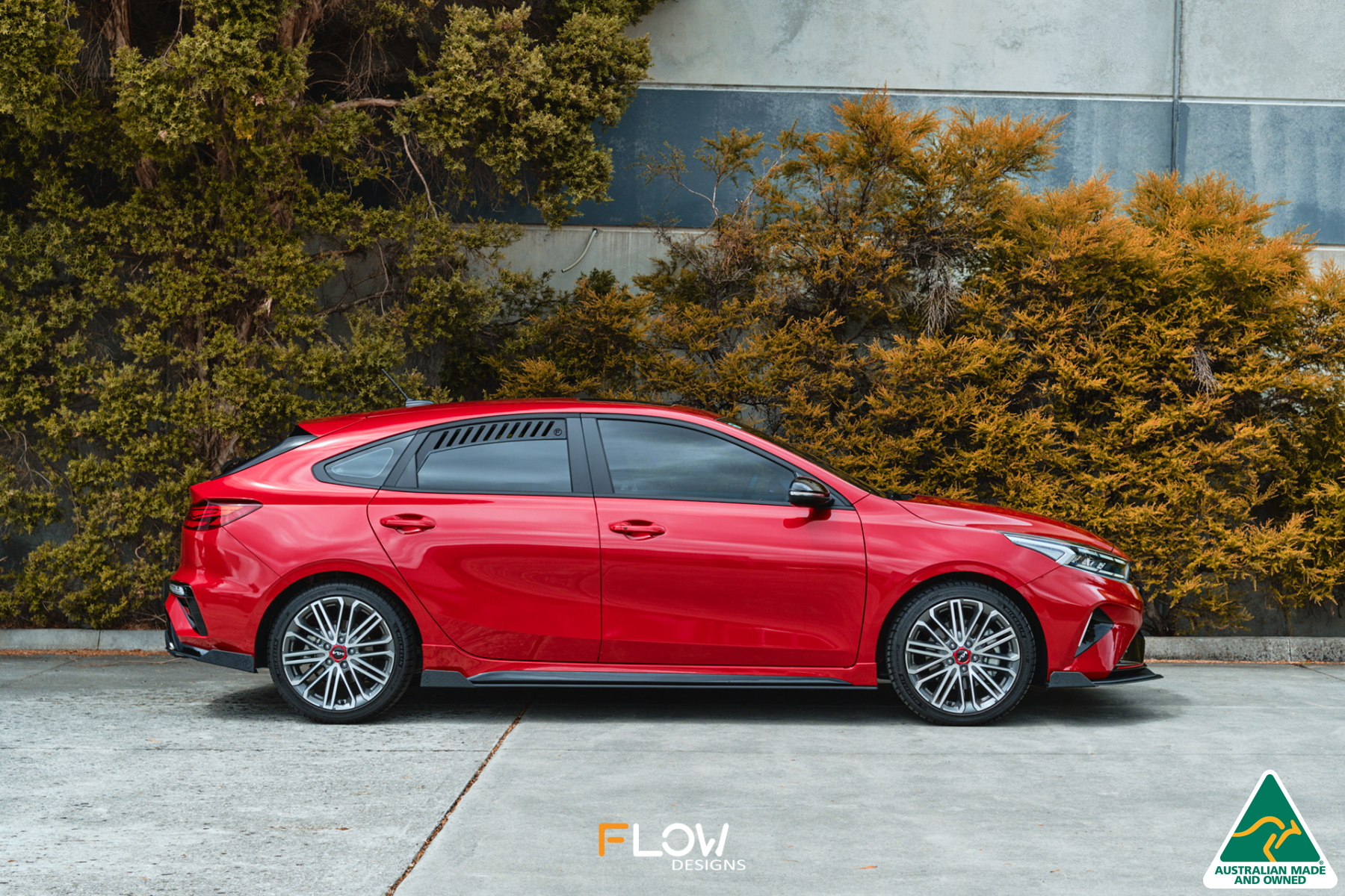 FLOW Designs Window Vents for KIA Cerato GT Hatch Facelift