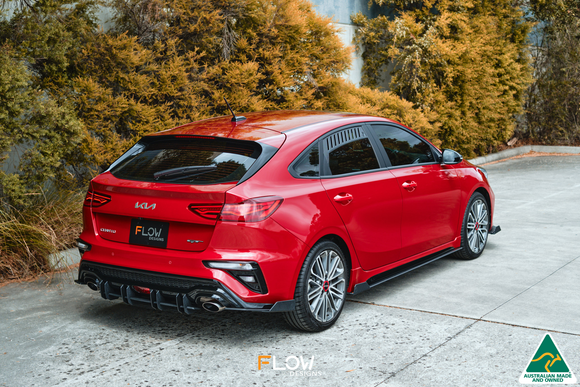 FLOW Designs  Cerato GT Hatch Facelift Flow-Lock Rear Diffuser - MODE Auto Concepts