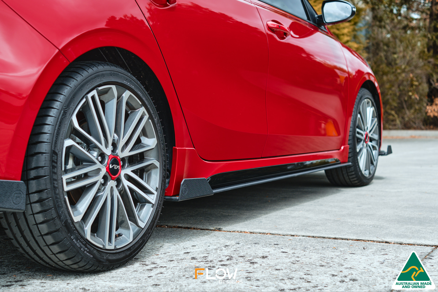 FLOW Designs  Cerato GT Facelift Side Skirt Splitter Winglets (Pair) - MODE Auto Concepts
