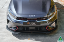 FLOW Designs  Cerato GT FL Front Lip Splitter & Mounting Brace - MODE Auto Concepts
