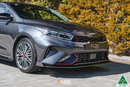FLOW Designs  Cerato GT FL Front Lip Splitter & Mounting Brace - MODE Auto Concepts