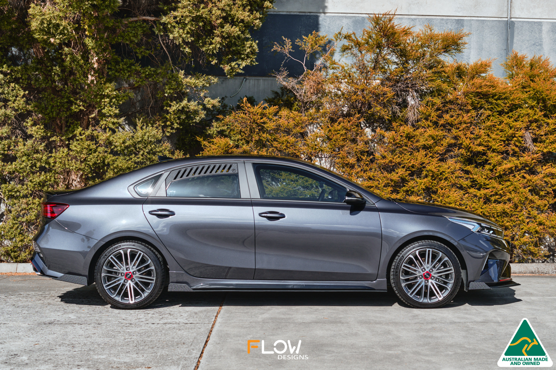 FLOW Designs  Cerato GT FL Side Skirt Splitters (Pair) - MODE Auto Concepts
