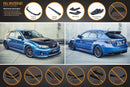 FLOW Designs  Impreza WRX / STI G3 Hatch (FL) Full Lip Splitter Set - MODE Auto Concepts