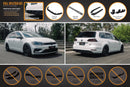 FLOW Designs  MK7.5 Golf R Wagon Full Lip Splitter Set - MODE Auto Concepts