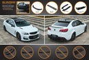 FLOW Designs  VF Commodore S2 Sedan Full Lip Splitter Set - MODE Auto Concepts