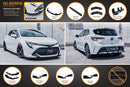 FLOW Designs  Corolla MZEA12R/ZWE211R 2018-2022 Full Lip Splitter Set - MODE Auto Concepts