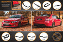 FLOW Designs  MK1 Falcon FG Full Lip Splitter Set - MODE Auto Concepts