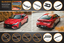 FLOW Designs  CN7 Elantra N Line Sedan 2020 Full Lip Splitter Set - MODE Auto Concepts
