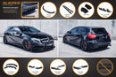 FLOW Designs  A45 AMG W176 (PFL) Full Lip Splitter Set - MODE Auto Concepts