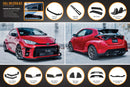 FLOW Designs  Yaris GR Full Lip Splitter Kit With Rear Diffuser - MODE Auto Concepts