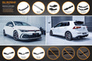 FLOW Designs  MK8 Golf GTI Full Lip Splitter Set - MODE Auto Concepts
